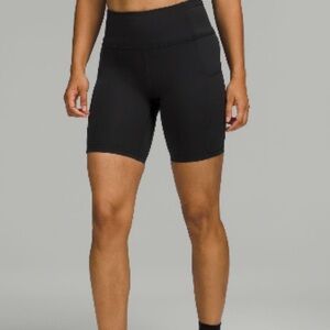 Lululemon Fast and Free high rise shorts 8”